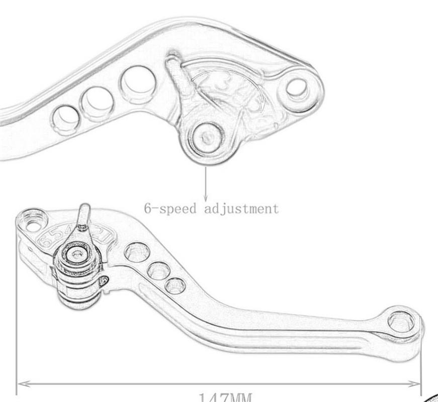 TMAX CNC 조정 가능한 오토바이 브레이크 클러치  - Motorcycle Gear Logo 리뷰 및 가격